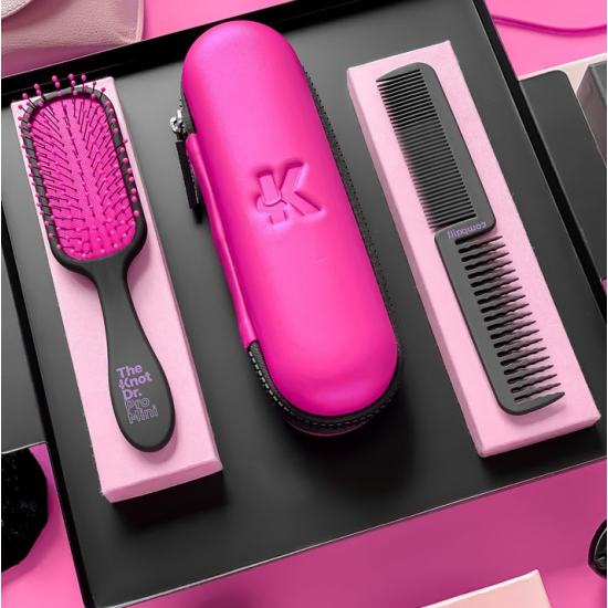 The Knot Dr. - Spazzola The Pro Mini Kit Hairbrush Colore Fuchsia Pink